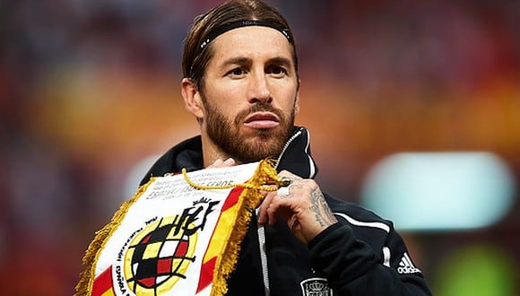 Sergio Ramos es el jugador con más partidos con España, 180. (Foto: AFP)