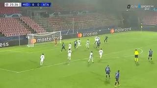 El ‘Toro’ en modo Champions: Zapata anota el 1-0 para Atalanta en su visita al Midtjylland [VIDEO]