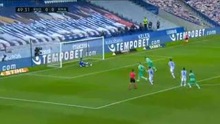 Medio gol de Vinicius: Sergio Ramos puso el 1-0 del Real Madrid vs Real Sociedad en Anoeta por LaLiga [VIDEO]