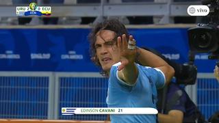 ¡Golazo de Cavani! La 'media tijera' del atacante para el 2-0 de Uruguay ante Ecuador [VIDEO]