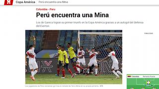 “Encontró una Mina”: la reacción de la prensa internacional tras el triunfo de Perú 2-1 sobre Colombia