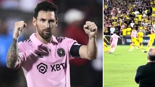 Lionel Messi: mira su gol Nashville a ras de campo 