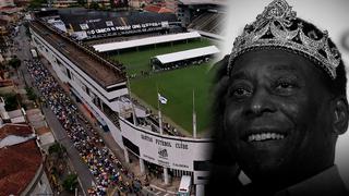 ‘O Rei’ eterno: el multitudinario funeral de Pelé en el estadio Vila Belmiro [VIDEO]