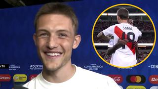 Oliver Sonne celebra su debut oficial con la selección peruana: “Muy feliz y orgulloso” 