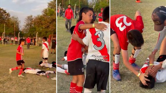 Viral video: Children win a match and prefer to comfort rivals rather than celebrate