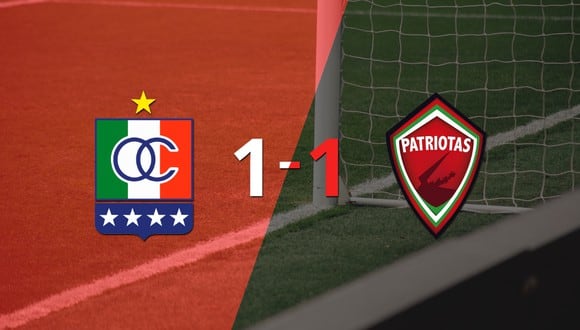 Once Caldas y Patriotas FC se repartieron los puntos en un 1 a 1