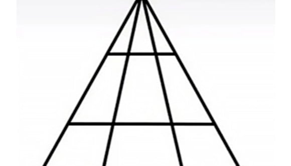 Debes agudizar tu sentido visual y tratar de encontrar los 18 triángulos en la imagen.| Foto: @HecticNick/TikTok
