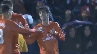 Vinicius en modo 'destroyer': fantasía del brasileño y gol de Odriozola ante el Melilla [VIDEO]