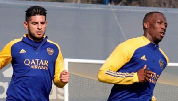 Carlos Zambrano y Luis Advíncula se perfilan como titulares en el Boca Juniors vs Deportivo Cali. (Foto: Boca Juniors)