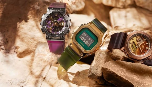 G-SHOCK con tres modelos de relojes inspirados en estilos de lujo todoterreno. (Foto: Difusión)