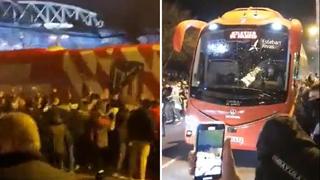 Agresión contra el Atlético: aficionados de la Real Sociedad atacaron bus [VIDEO]