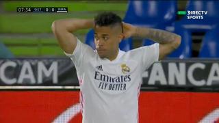 La mala suerte de Mariano: anotó el 1-0 pero el VAR lo anuló en el Real Madrid vs. Getafe [VIDEO]