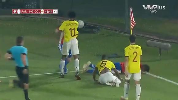 The battle between Barrios and Romero in Colombia against Paraguay