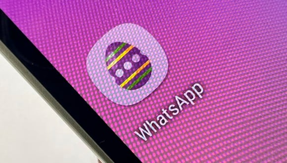 De esta manera podrás cambiar el ícono de WhatsApp por un huevo de Pascua de cualquier color. (Foto: MAG - Rommel Yupanqui)