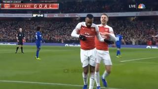 ¡Pura potencia! El golazo de Alexandre Lacazette para el 1-0 del Arsenal ante Chelsea [VIDEO]