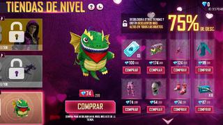 Ahorra diamantes en Free Fire con las “Tiendas de Nivel” para obtener loot exclusivo