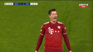 Está imparable: Lewandowski y su hat-trick para el 3-0 de Bayern vs. RB Salzburgo [VIDEO]