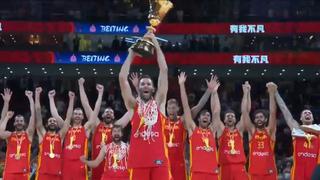 ¡Por todo lo alto! Así celebró España la obtención del título del Mundial de Básquet 2019 en China [VIDEO]