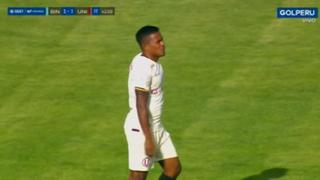 Universitario de Deportes: Jersson Vásquez anotó el gol del descuento ante Binacional [VIDEO]