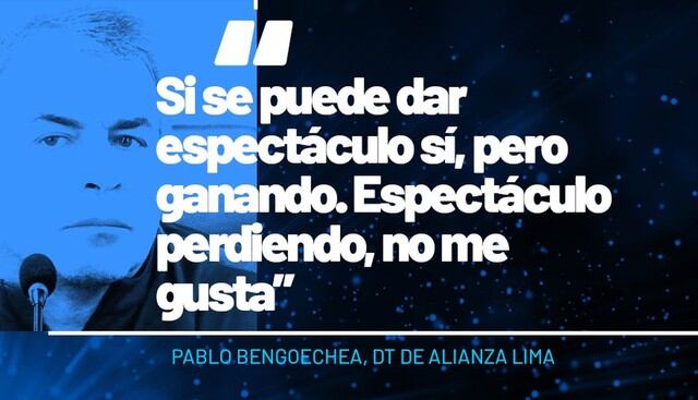 Pablo Bengoechea fue muy crítico con la forma de juego de su equipo.