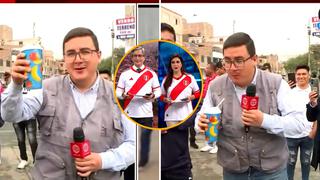 Video viral: periodista prueba bebida caliente y se quema la boca en vivo
