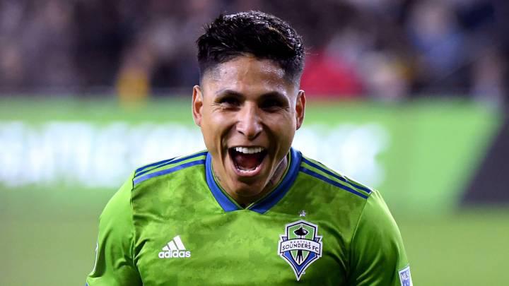 Raúl Ruidúiaz lleva 28 goles con la camiseta del Seattle Sounders. 
