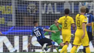 ¿Problemas para anotar? Llama a Lautaro: el golazo de Martínez tras genial pase de Vrij ante el Dortmund