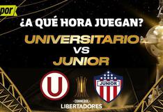 Universitario vs. Junior: a qué hora juegan por la Copa Libertadores