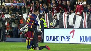 Lionel Messi: ¿por qué el portero del Rayo lo abrazó tan cariñosamente?