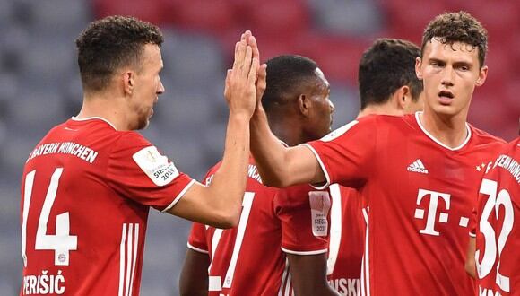 Con goles de Perisic y Lewandowski, Bayern Munich sacó boleto para la final de la Copa Alemana 2020. (Twitter)
