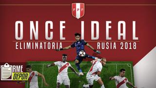Selección Peruana: el once ideal bicolor en las Eliminatorias a Rusia 2018 [INFOGRAFÍA]
