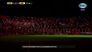El sorpresivo apagón que detuvo las acciones del San Lorenzo vs Junior por la Libertadores [VIDEO]
