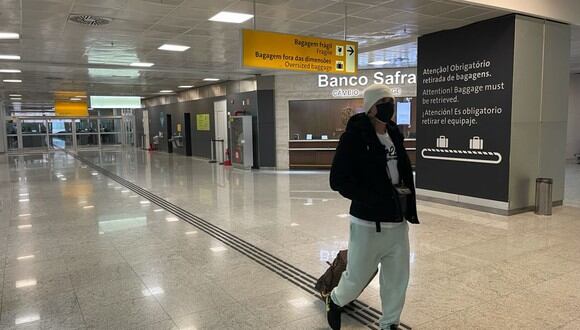Paolo Guerrero llegó a Sao Paulo para hacer un seguimiento a su operación a la rodilla. (Foto: Daniel Apuy /GEC)
