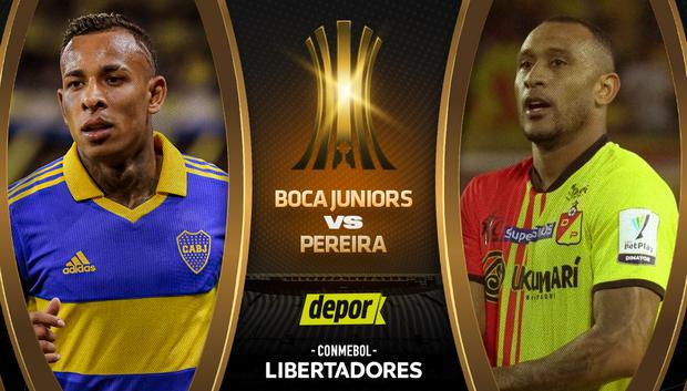 Deportivo Pereira vs. Boca Juniors EN VIVO: se enfrentan por Copa Libertadores 2023. (Diseño: Depor)