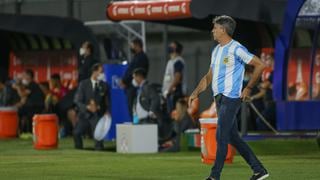 ¡Un gesto enorme! DT de Gremio le rindió homenaje a Maradona durante la Libertadores