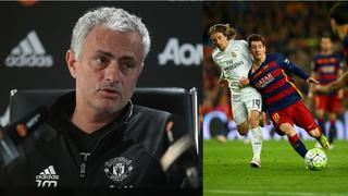 José Mourinho comparó el próximo partido del United con un Barcelona-Real Madrid