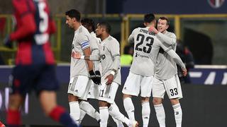 Juventus venció 2-0 a Bologna en el Stadio Renato Dall'Ara por octavos de Copa Italia 2019