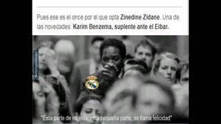 Real Madrid vs. Eibar: los mejores memes del triunfo merengue y la suplencia de Benzema en el Bernabéu
