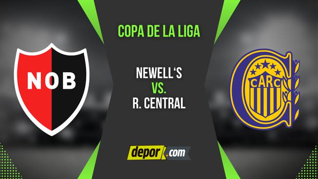 Newell's vs. Rosario Central juegan por la Copa de la Liga Profesional. (Diseño: Depor)