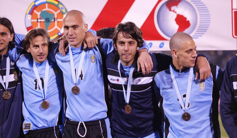 Guillermo Rodríguez con camiseta de Uruguay en Perú en la Copa América. (Foto: Archivo El Comercio)