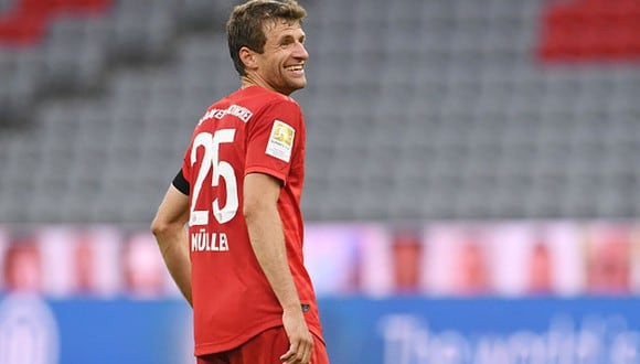 Thomas Muller fue una de las figuras del encuentro entre el Bayern y Eintracht Frankfurt por la Bundesliga. (Foto: Getty Images)