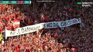 Todos de pie y aplaudiendo: el emotivo homenaje a Eriksen durante el Dinamarca vs. Bélgica [VIDEO]