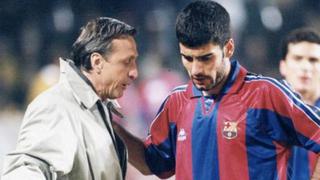 Johan Cruyff se atribuye en sus memorias haber rescatado a Pep Guardiola