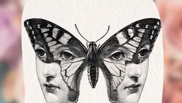 En la imagen del test visual aparecen dos rostros femeninos y una mariposa.| Foto: chedonna