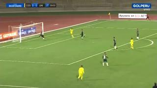 Habilitación magistral: Maxi Zárate y su gol para el 1-0 de Coopsol vs. Universitario [VIDEO]