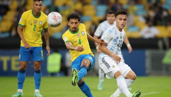 Argentina vs Brasil se enfrentan por Eliminatorias 2026. (Foto: AFP)