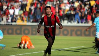 El héroe de la tarde: la reacción de Luis Iberico tras su doblete en el Melgar vs. Sporting Cristal