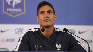 Raphael Varane respeta el juego de la bicolor: "Tienen jugadores rápidos"