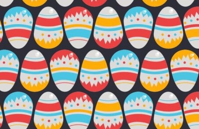 Halla los huevos de Pascua rotos ocultos entre el resto en la imagen (Foto: Facebook)