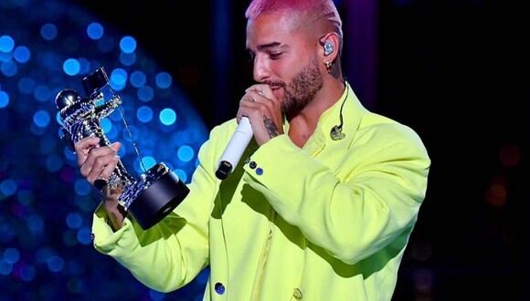 Maluma presentó  “Hawái” en los MTV Video Music Awards. (Foto: @maluma)